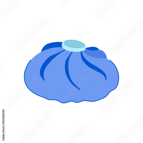 recovery ice pack for injuries cartoon vector illustration
