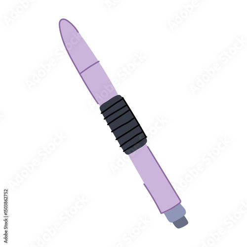 display interactive whiteboard pen cartoon vector illustration