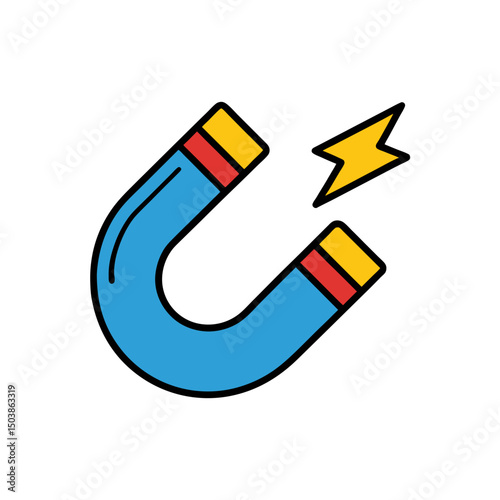 Cartoon Magnet Doodle Drawing