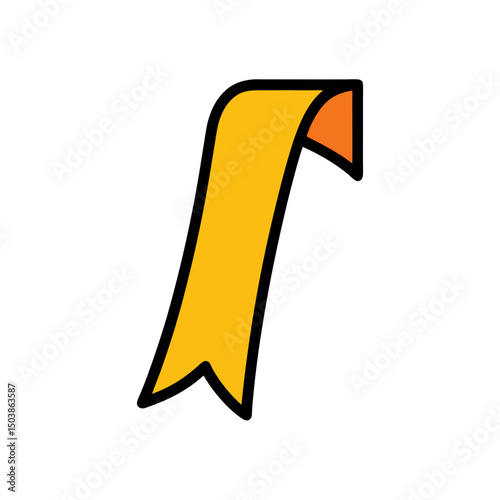 Cartoon Bookmark Doodle Vector Art