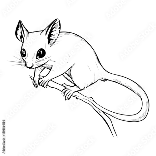 sugar glider, animal, vector, transparent background, rodent, mammal, cute, isolated, small, pet