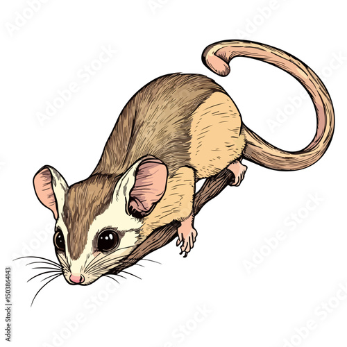sugar glider, animal, vector, transparent background, rodent, mammal, cute, isolated, small, pet