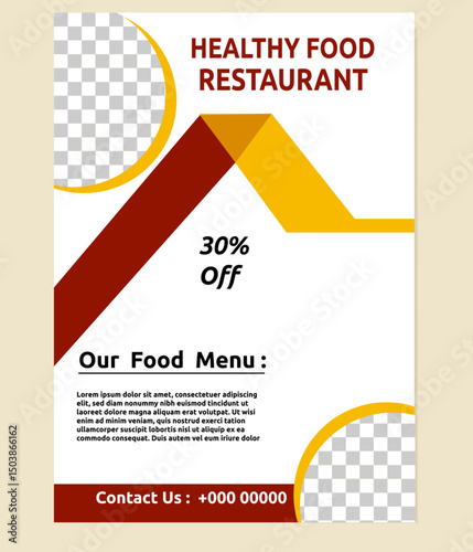 Professional Restaurant Flyer Design  Template, Creative
Restaurant Flyer Design Template.