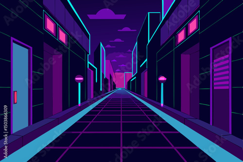 night city street