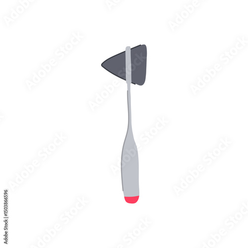 medical reflex hammer cartoon vector illustration