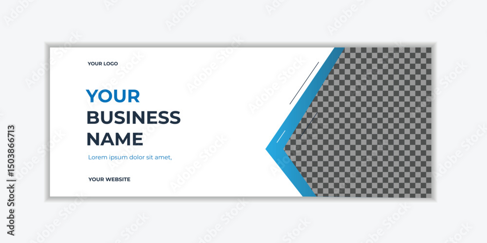 Naklejka premium Modern infographics template design. Informational business concept with 2 options, steps, or processes. Abstract geometric design for workflow layout, 