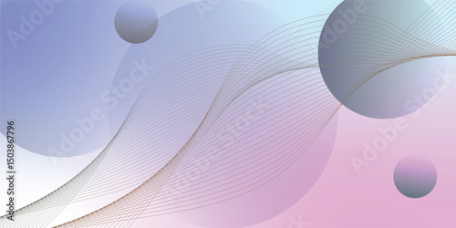 Abstract geometric background gradient soft light blue bokeh for Graphic Business background hitech technology digital