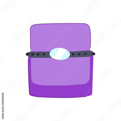 visual speech therapy mirror cartoon vector illustration