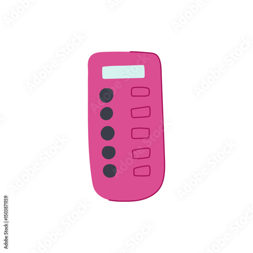 participation voting clicker cartoon vector illustration