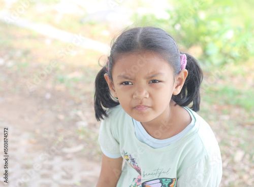 Portrait of asian cute little girl