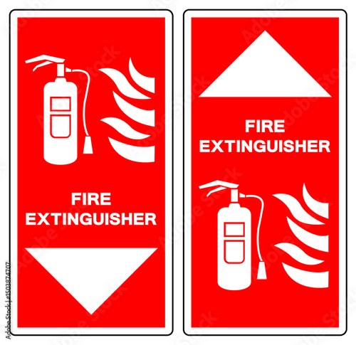 Fire Extinguisher Symbol Sign, Vector Illustration, Isolate On White Background Label.EPS10