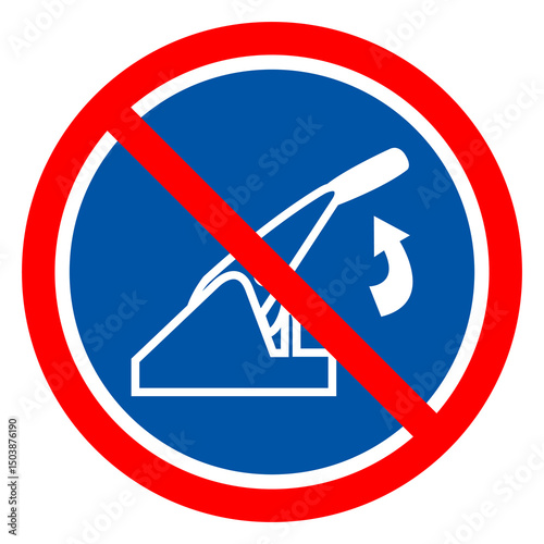 Pull Parking Brake Symbol Sign, Vector Illustration, Isolate On White Background Label. EPS10
