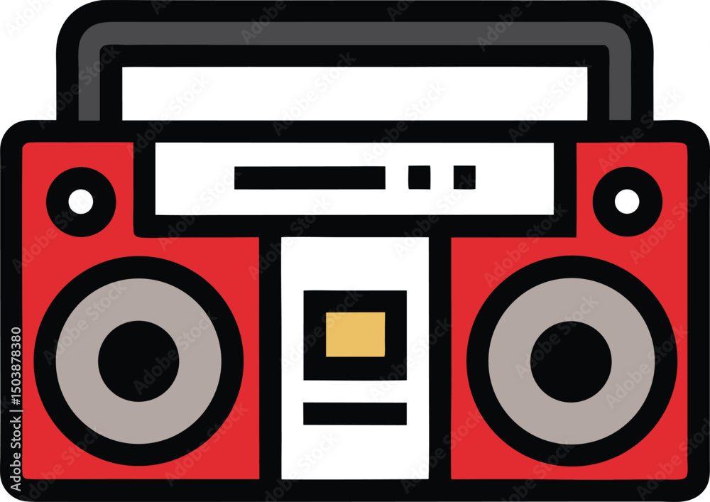 Fototapeta premium vector illustration of a retro 