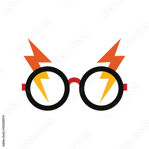 Glasses Isolated on White Background – Eyewear Frames, Vision Correction, Optical Accessories, Eye Care, Fashion Statement, and Minimalist Product Photography Concepts
