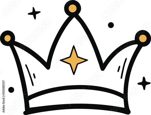 set of crowns icon