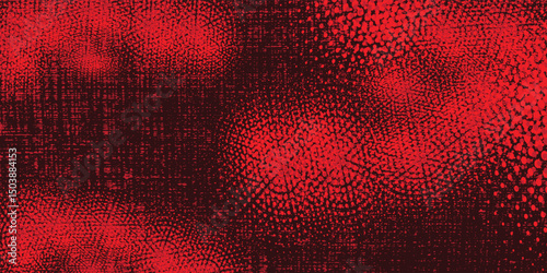 red halftone texture useful as a background