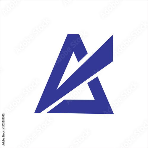 leaf logo circle vector template