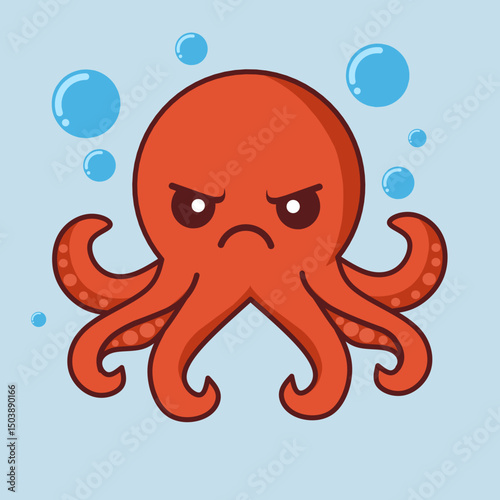 funny octopus cartoon