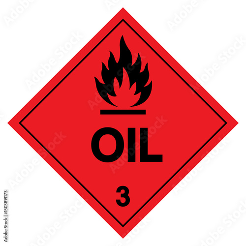 Oil Symbol Sign , Vector Illustration, Isolate On White Background Label.EPS10