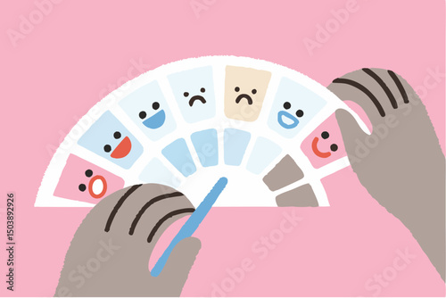 Holding a clock icon, the businessman's hand shows a concept of business success