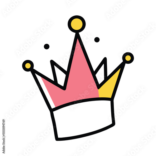 crown isolated on white background