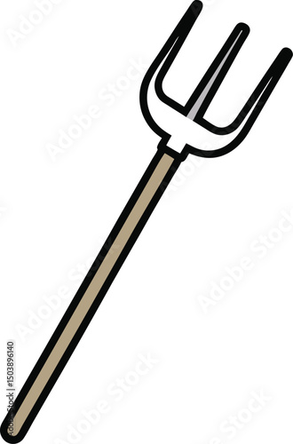 Trident icon vector illustration