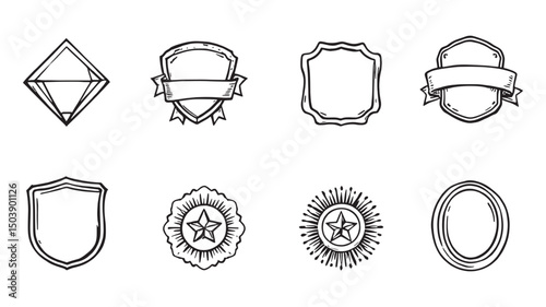 Old fashioned vintage insignia design
