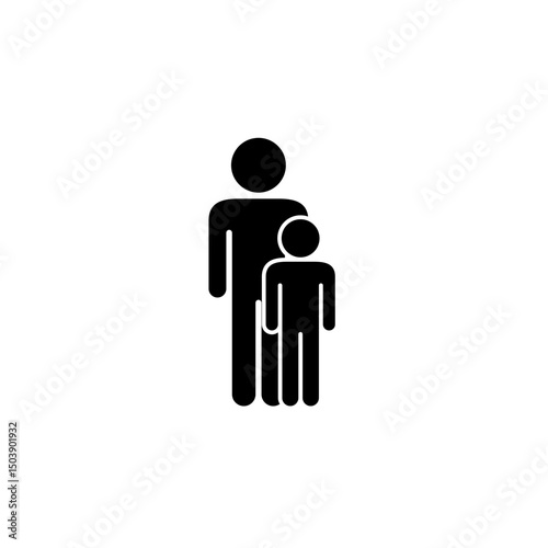 Adult and Child Together Silhouette