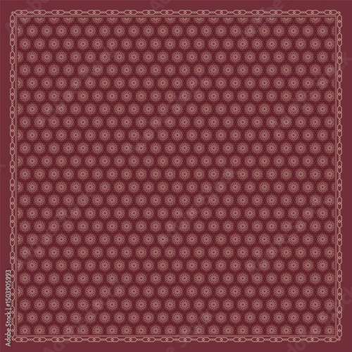 scarf design hijab seamless pattern	