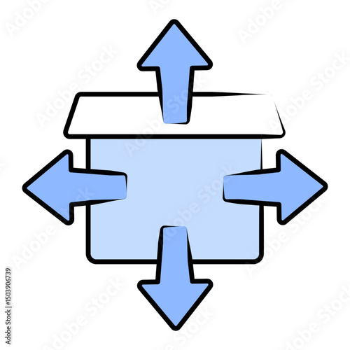 Logistics And Delivery Colored Outline Icons
