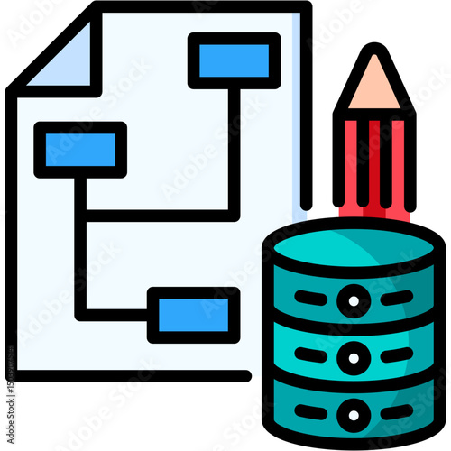 Data Architecture  Icon