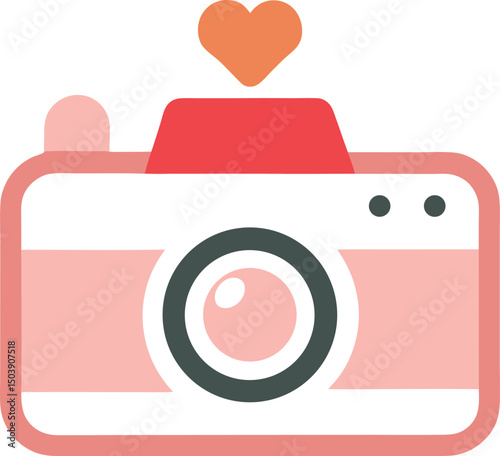 photo camera icon vector