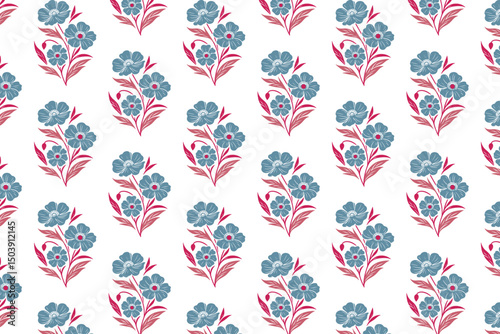 seamless abstract drawing, floral sketch fabric, cotton flower print, line art textile texture, home wrapping pattern

