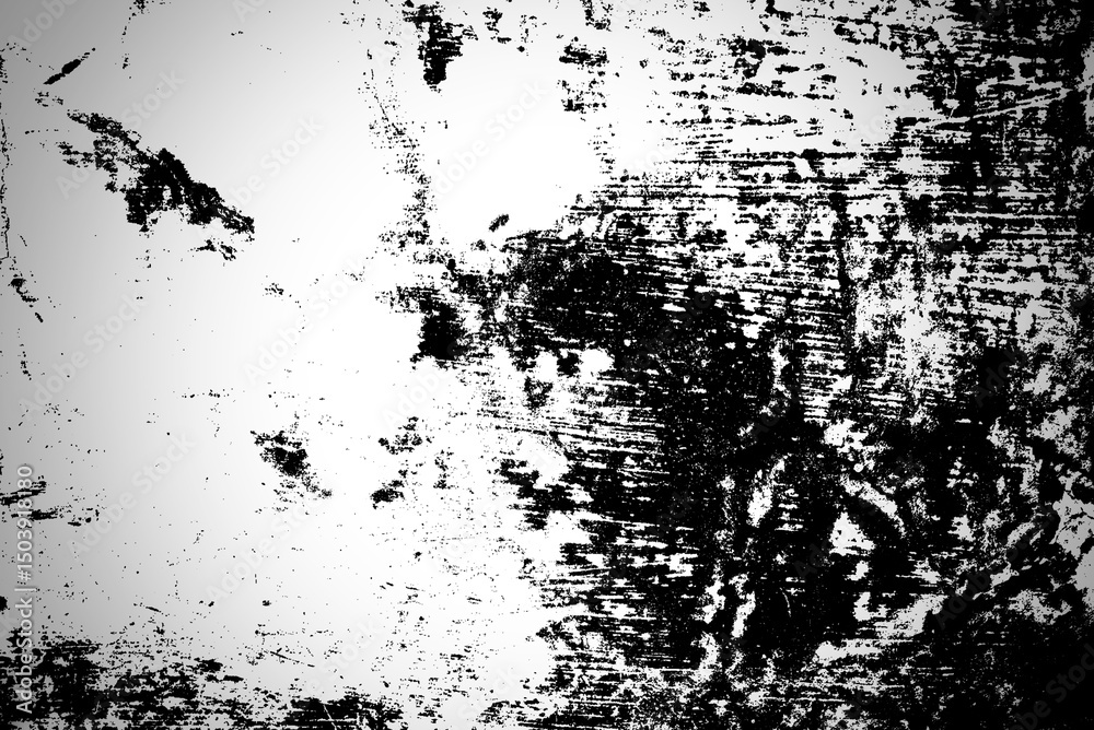 Obraz premium black and white abstract background illustration,Grunge empty film background with vignette border.