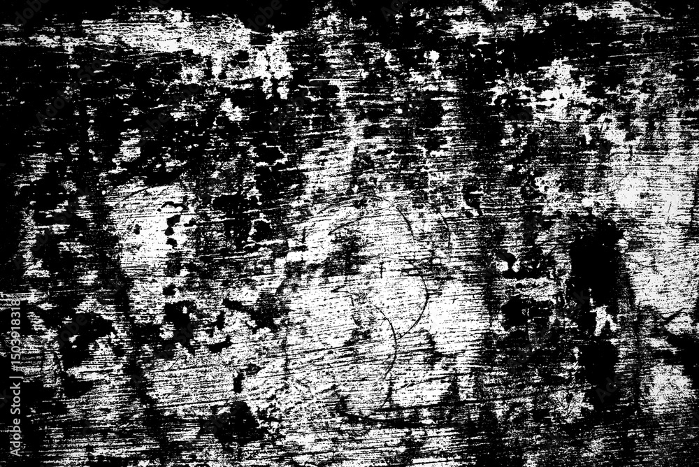 Obraz premium black and white abstract background illustration,Grunge empty film background with vignette border.