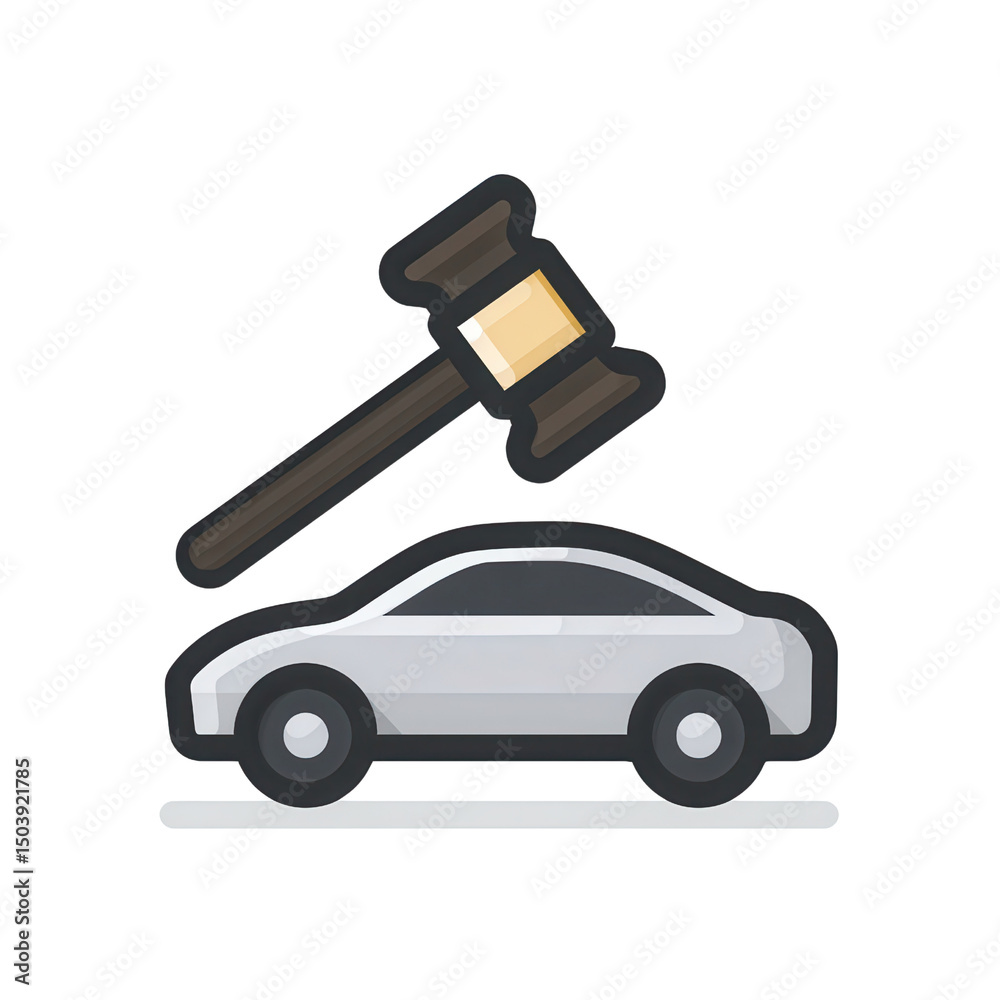 Naklejka premium A judge