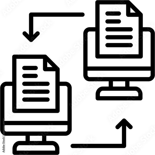 Data Sharing Icon