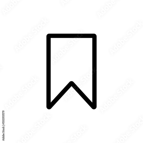 Bookmark outline con