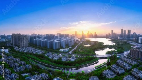 Hefei Landmark Drone Time-lapse Photography Promotional Video