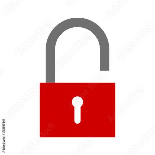 padlock icon with transparent background