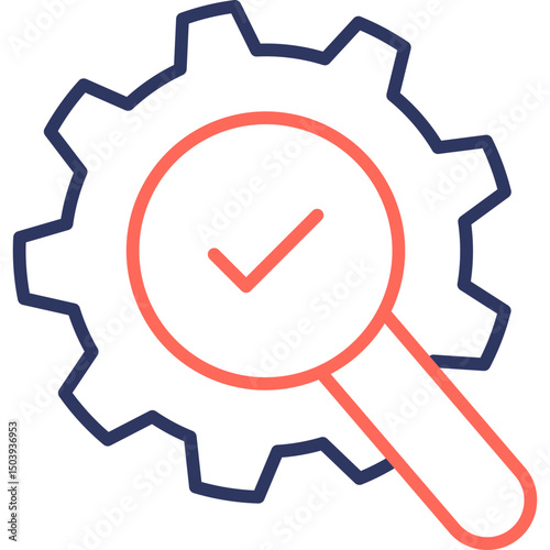 Diligence line color icon