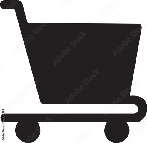 Shopping Cart Icon Set E-commerce, Retail, Purchase, Online Store, Supermarket, Market, Buy, Shop, Add to Cart Flat Vector Icons for Online Shopping, Mobile Apps, and Web UI Design