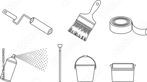 Painting supplies tools equipment kit home improvement