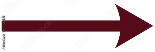 Long arrow icon. long arrow vector. flat style Arrow symbol. Symbol of right arrow icon. vector illustration.