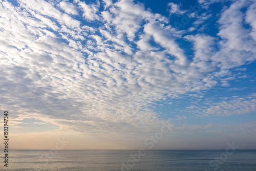 blue sky with clouds