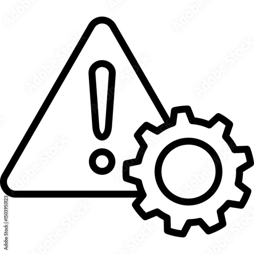 Risk line icon