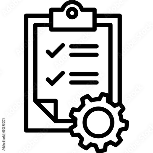 Procedure line icon