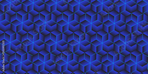 beautiful blue gradient checkered background