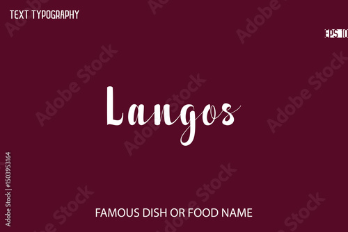 Written Typescript Text Name Of Popular Dish Langos