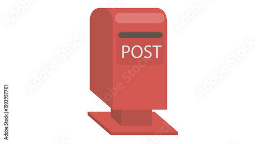 red post box